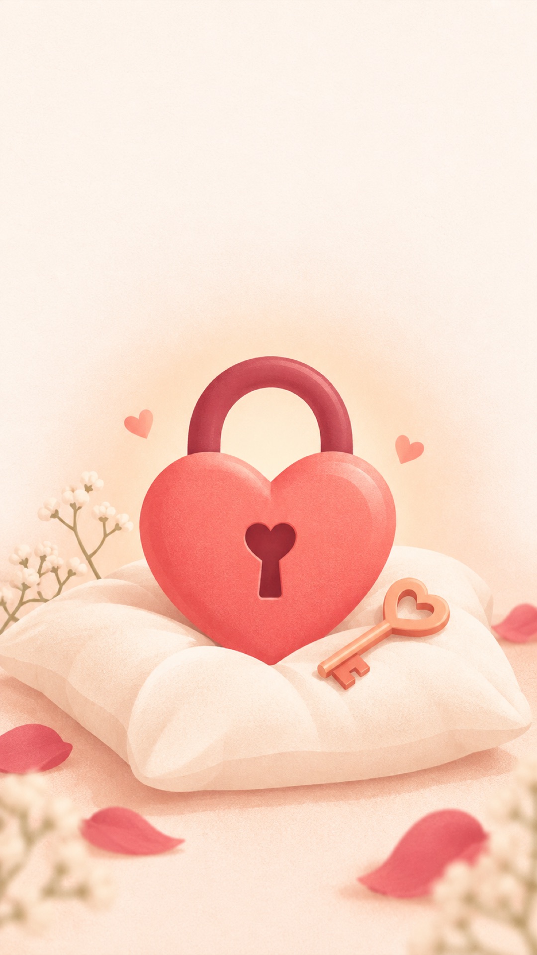Illustration of a phone with a lock
